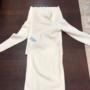 Ann Taylor Cream Skirt Set